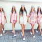 Bridal Shower Custom Pajama Set Short Sleeves+Shorts - 