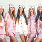 Bridal Shower Custom Pajama Set Short Sleeves+Shorts - 