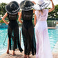 Bride and Bridesmaids Custom Beach Long Cover Ups - Beach 