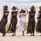 Bride and Bridesmaids Custom Beach Long Cover Ups - Beach 