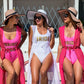 Bride and Bridesmaids Custom Beach Long Cover Ups - Beach 