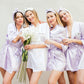 Bride and Bridesmaids Personalized Satin Robes for 