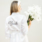 Bride and Bridesmaids Personalized Satin Robes for 