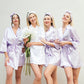 Bride and Bridesmaids Personalized Satin Robes for 