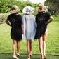 Bride Squad Custom Beach Cover Up with Tassels - Beach Cover