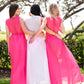 Bridesmaid Neon Beach Long Cover Up - Beach Cover Up