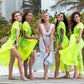 Bridesmaid Neon Beach Long Cover Up - Beach Cover Up
