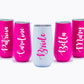 Bridesmaids Customized Metallic Champagne/ Wine Flutes - 