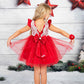Christmas Girl Lace Dress - Kids clothes