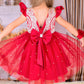 Christmas Girl Lace Dress - Kids clothes
