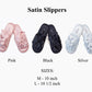 Custom Satin Slippers