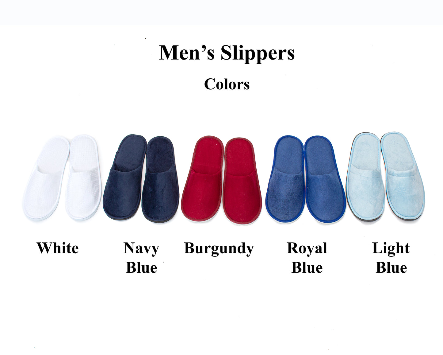 Custom Closed Toe Men's Slippers
