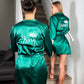 Matching Satin Robes Groom and Bride - women’s robes