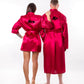 Couple Customized Satin Robes for Her and Him - couple 