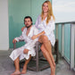 Couple Customized Satin Robes for Her and Him - couple 