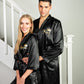 Matching Satin Robes Groom and Bride - women’s robes