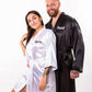 Couple Customized Satin Robes for Her and Him - couple 