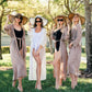 Custom Bridesmaids Beach Long Cover Ups - Long Sleeves - 