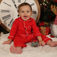 Custom Kids Cotton Christmas Ruffle Pajamas - Kids Pajamas