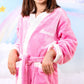 Custom Kids Plush Birthday Spa Bathrobes - kids bathrobes
