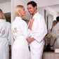 Custom Long Waffle Cotton Bathrobes - custom bathrobes