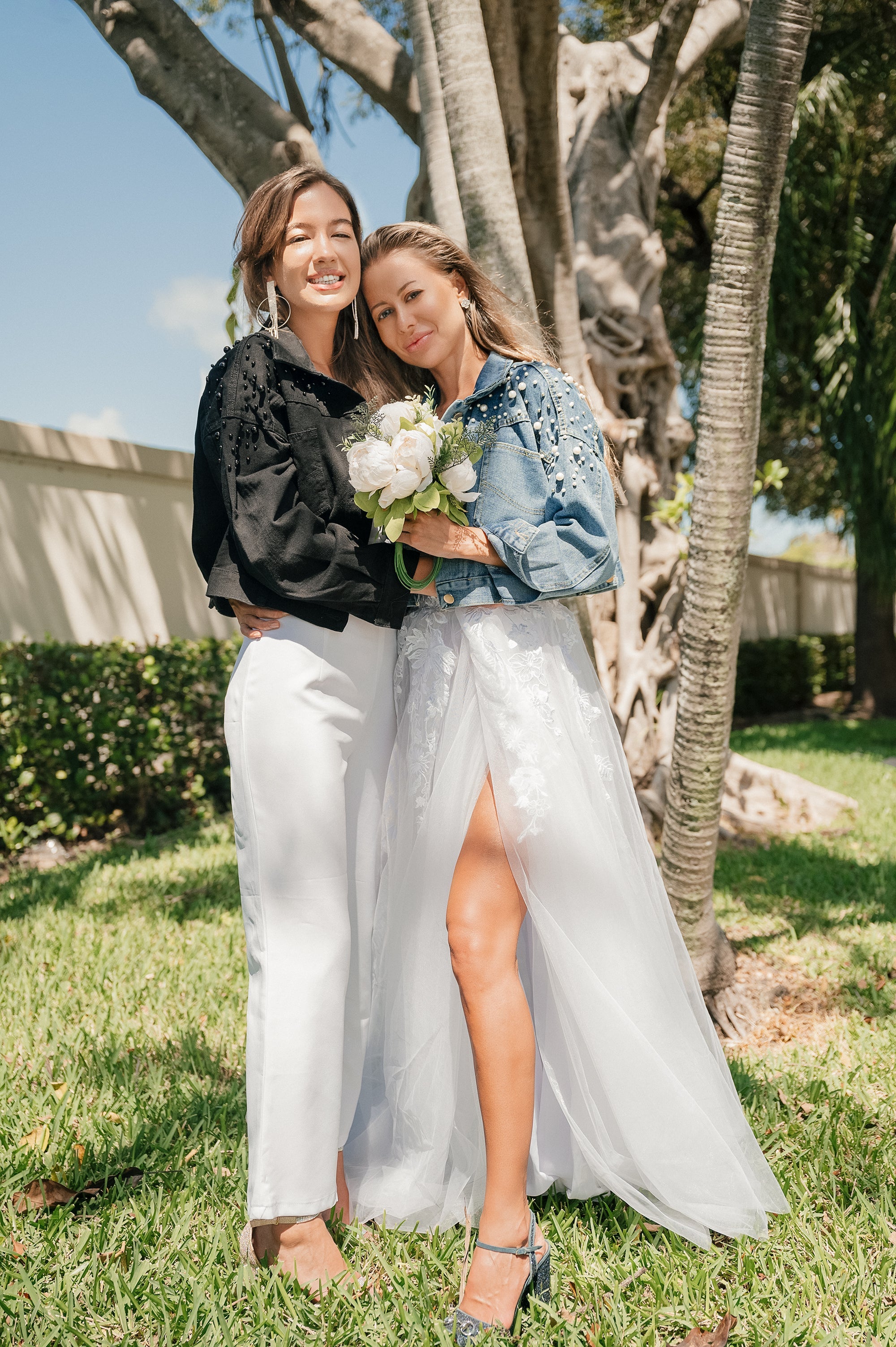 Lesbian on sale wedding clothes