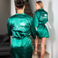 Matching Satin Robes Groom and Bride - women’s robes