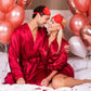 Matching Satin Robes Groom and Bride - Women / S/M / 