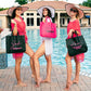 Customized Bridesmaid Gifts Tote Bags - Beach Tote Bag