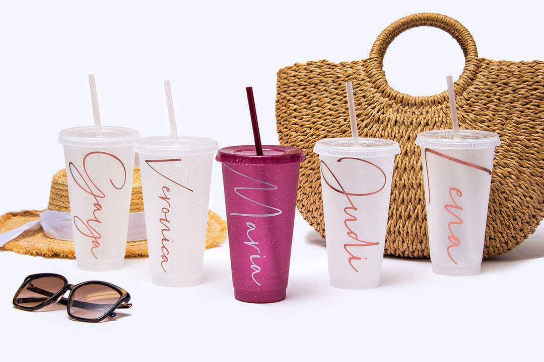 Customized Bridesmaids Plastic Tumblers - Tumblers