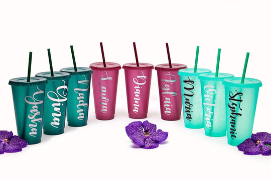 Customized Bridesmaids Plastic Tumblers - Tumblers