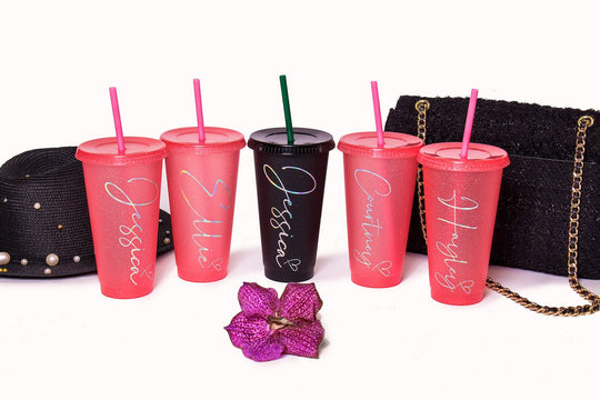 Customized Bridesmaids Plastic Tumblers - Tumblers