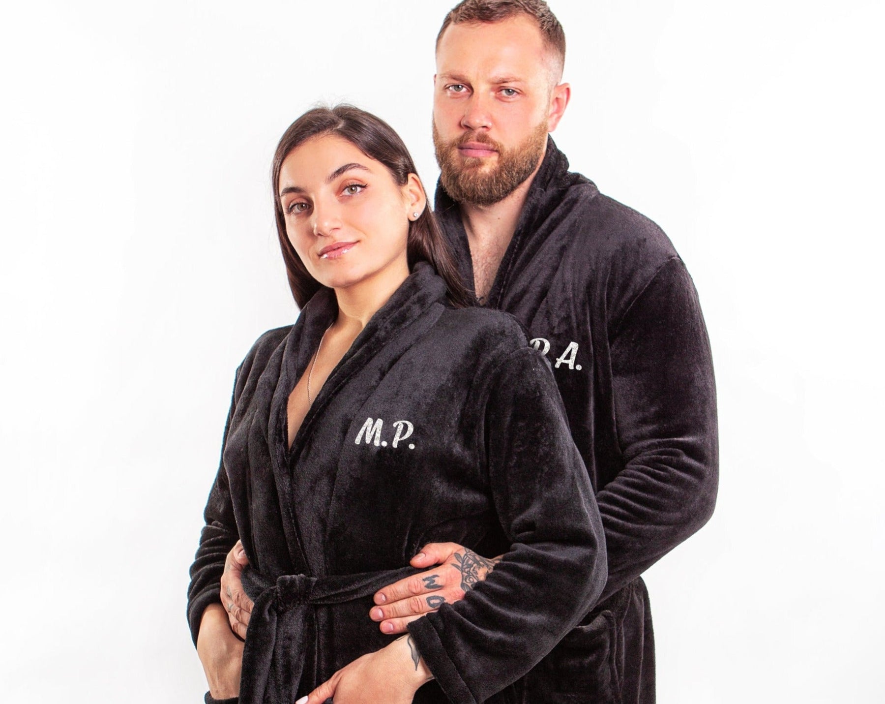 Customized Cozy Terry Bathrobes for Couple-Valentine's Day Gift – Sunny ...