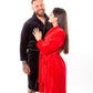 Customized Cozy Terry Bathrobes for Couple - couple custom 