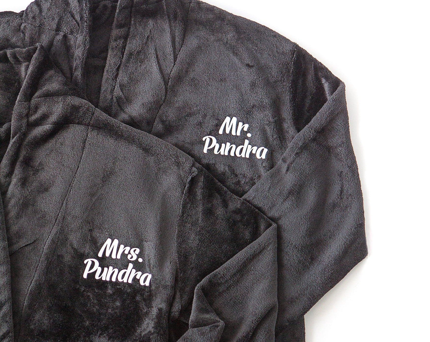 Customized Cozy Terry Bathrobes for Couple - custom 