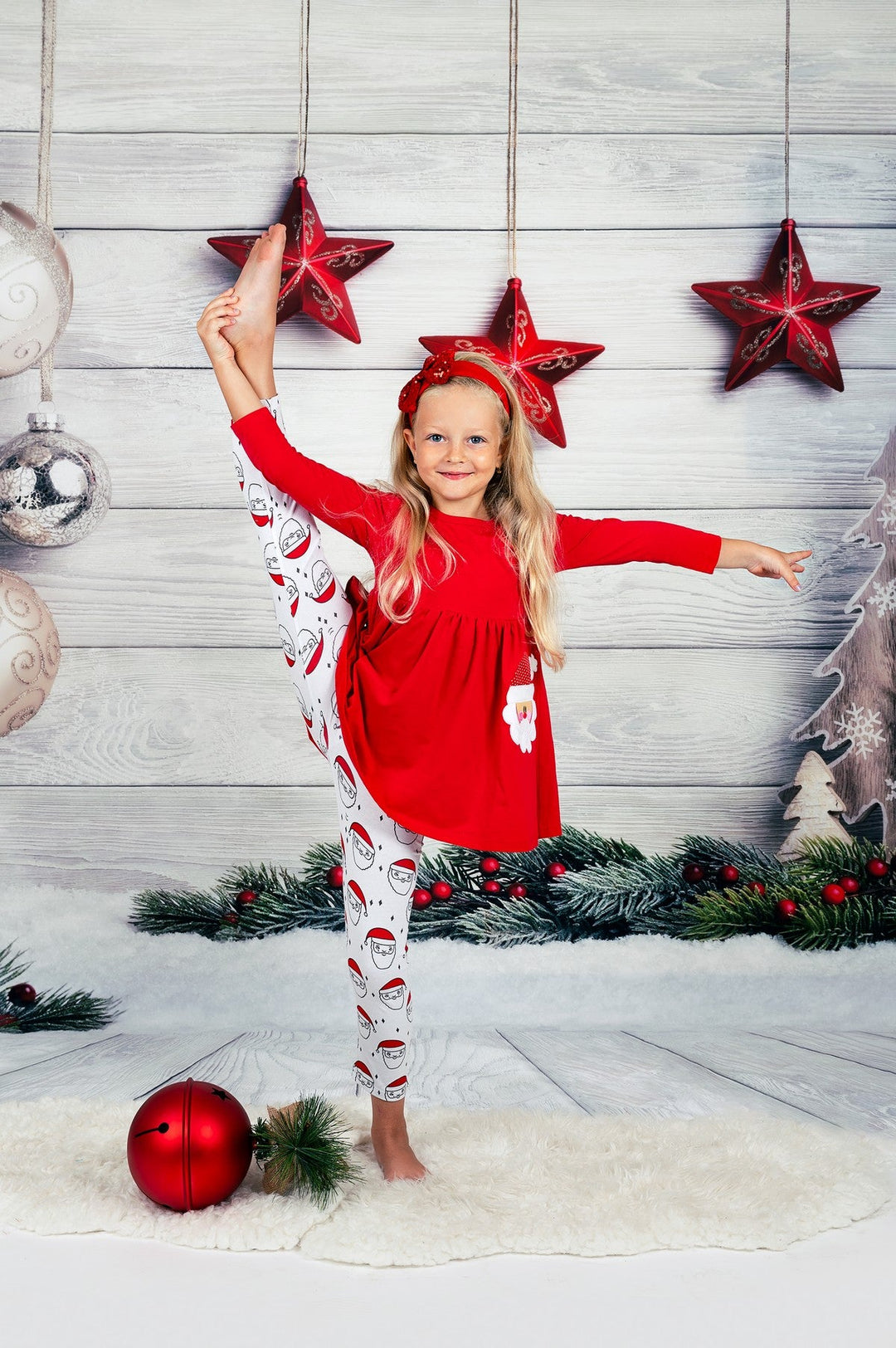 Christmas Girls Set leggings, Christmas Set for Girls, Xmas outfit