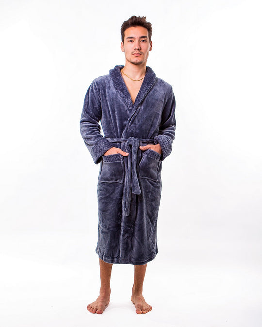 Customized Long Bathrobes King and Queen for Couple Style 2 