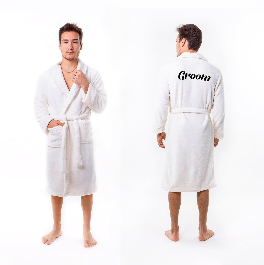 Customized Long Bathrobes King and Queen for Couple Style 2 