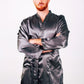 Customized Men’s Satin Robe - men’s robes