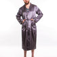 Customized Men’s Satin Robe - men’s robes