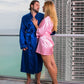 Customized Men’s Satin Robe - men’s robes