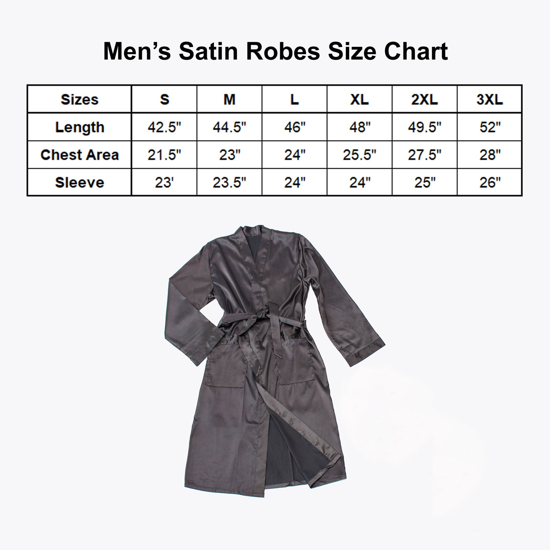 Customized Men's Satin Robe – Sunny Boutique Miami