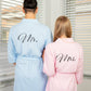 Customized Waffle Knit Robes for Couple - custom bathrobes