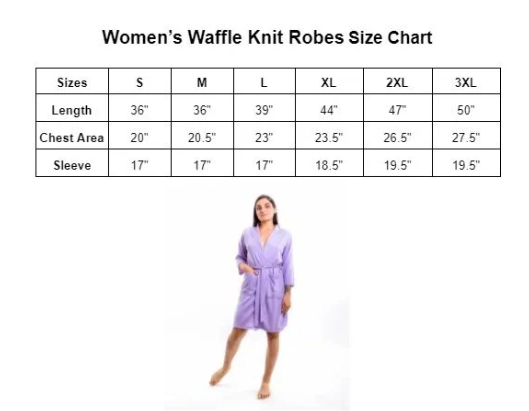 Set of 6 Waffle Knit Bridesmaids Robes