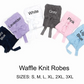 Set of 14 Waffle Knit Bridesmaids Robes