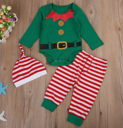 Newborn Elf Christmas Outfit