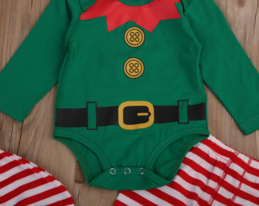 Newborn Elf Christmas Outfit