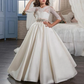 Flower Girls Dress With Bow Elegant First Holy Communion