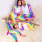 Family Matching Unicorn Rainbow One size Pajamas - Pajamas 