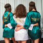 Set of 4 Bridesmaids Satin Robes